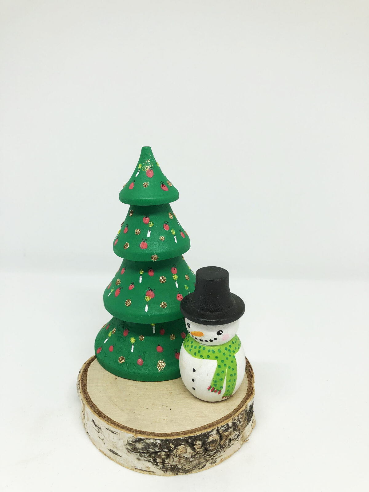 Winter peg dolls
